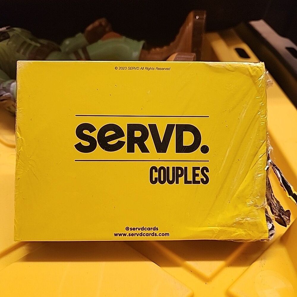 Servd. Couples - Adult Card Game - Play or Be Played New Damaged Box